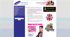 Desktop Screenshot of medialane-international.com